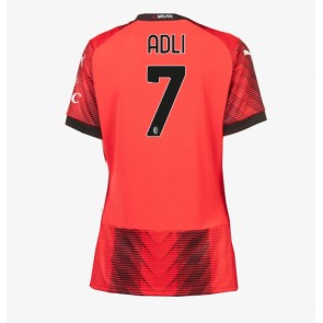 AC Milan Yacine Adli #7 Hemmatröja Kvinnor 2023-24 Kortärmad